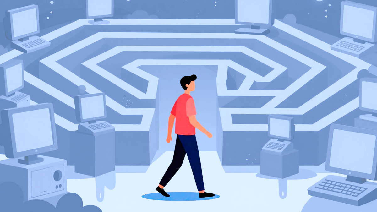 Пользователь потерялся в лабиринте приложения